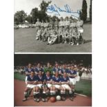 Chelsea 3 Signed Photos Signed By Bobby Tambling, Peter Brabrook & Sylvan Anderson. Good