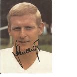 Football Autographed West Germany 1966 Aral 6 X 4 Cards, Depicting Willi Schulz And Karl-Heinz