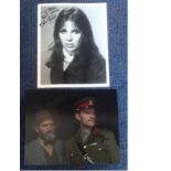 Two 10x8 photos signed by Julian Glover and the other by Jane Merrow. Good Condition. All signed