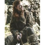 Rose Leslie 10x8 Game of Thrones signed colour photo. Good Condition. All signed pieces come with