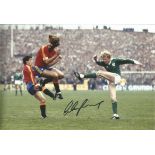 Football Autographed 12 X 8 Photo, Ashley Grimes, A Superb Image Depicting The Midfielder In Full