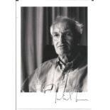 Michael Frayn author signed 6 x 4 b/w photo. Comes with biography print out. Good Condition. All