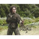 Maisie Williams 8x10 Game of Thrones signed colour photo. Good Condition. All signed pieces come