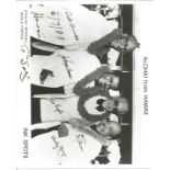 Stan Morgan from Ink Spots signed To Joy, Stan Hawaii 88 on 10 x 8 b/w band photo, which has printed