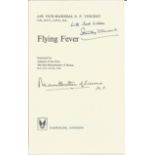 Mountbatten of Burma and AVM Stanley Vincent signed title page from the book Flying Fever. Comes