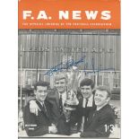 Football Autographed Fa News 'The Official Journal Of The Fa' October 1968, The Front Cover