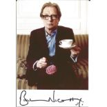 Bill Nighy signed 6 x 4 colour photo. Comes with biography print out. Good Condition. All signed