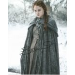 Sansa Stark 10x8 Game of Thrones signed colour photo. Good Condition. All signed pieces come with