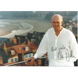 Alan Ayckbourn playwright signed 6 x 4 colour photo. Comes with biography print out. Good Condition.