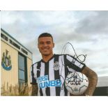 Kenedy & Jason Murphy 2 Signed Newcastle United 8x10 Photos. Good Condition. All signed pieces