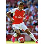 Football Alexis Sanchez 16x12 signed colour photo pictured in action for Arsenal. Good Condition.