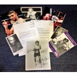 Boxing Collection includes colour and b/w photos, TLS and signature pieces from some legendary names