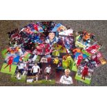 Football Collection 40, 6x4 signed colour photos from players and managers past and present. Good