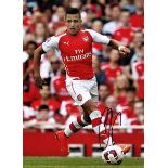 Football Alexis Sanchez 16x12 signed colour photo pictured in action for Arsenal. Good Condition.