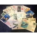 18 Official Unsigned Navy Covers. Includes Sinking of Bismarck covers, HMS Exmouth First Voyage, HMS