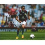 Tommy Elphick Signed Aston Villa 8x10 Photo. Good Condition. All signed pieces come with a