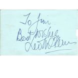 Leo Mckern signed album page. 16 March 1920 - 23 July 2002),was an Australian actor who appeared