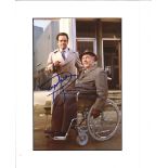 David Jason signed 16 x 14 colour photo mounted from Only Fools and Horses. Good Condition. All