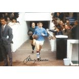 Autographed 12 x 8 photo football, JOHNNY CROSSAN, a superb image depicting the Manchester City