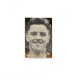 Tommy Taylor Busby Babe 3x2 signed b/w photo. Thomas Taylor (29 January 1932 – 6 February 1958)