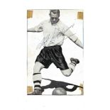 Nat Lofthouse 3x5 signed b/w vintage newspaper photo. Nathaniel Lofthouse OBE (27 August 1925 – 15