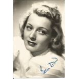 Ellen Drew signed 6x4 b/w photo. November 23, 1915 - December 3, 2003) was an American film actress.