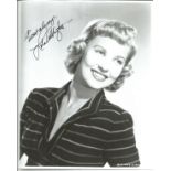 Lola Albright signed 10x8 b/w photo. (July 20, 1924 - March 23, 2017) was an American singer and