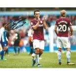 John Mcginn Signed Aston Villa 8x10 Photo. Good Condition. All signed pieces come with a Certificate