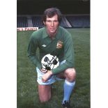 Autographed 12 x 8 photo football, JOE CORRIGAN, a superb image depicting the Manchester City