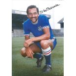 Autographed 12 x 8 photo football, MIKE TREBILCOCK, a superb image depicting the midfielder striking