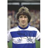 Autographed 12 x 8 photo football, GORDON HILL, a superb image depicting the Queens Park Rangers