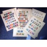 European Stamp collection dating pre 1960 includes 10 sheets from countries such as Netherlands,