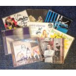 Collection of 8 signed CD's. Including Brian Wilson, Twelve 24, Saint Etienne and more. Good