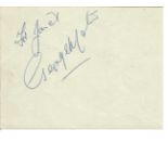 Music George Martin 6x5 signed album page. Sir George Henry Martin CBE (3 January 1926 - 8 March