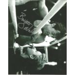 Rocky Brigitte Nielsen signed 10x8 b/w photo. Good Condition. All signed pieces come with a