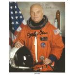 John Glenn Mercury genuine authentic signed 10x8 colour photo. NASA astronaut. Good Condition. All