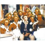 Willy Wonka Malcolm Dixon Albert Wilkinson signed authentic 10x8 colour photo. Good Condition. All