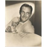Fredric March genuine authentic signed 10x8 b/w photo. Good Condition. All signed pieces come with a