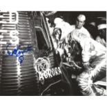 Scott Carpenter Mercury genuine signed 10x8 b/w photo NASA astronaut. Good Condition. All signed