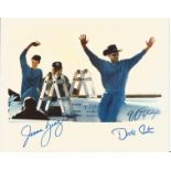 Jeana Yeager Dick Rutan Voyager signed authentic 10x8 colour photo. Good Condition. All signed