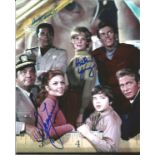 Deanna Lund, Heather Young & Don Marshall Land of the Giants signed 10x8 colour photo. Good