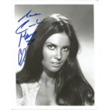 Caroline Munro signed 10x8 b/w photo. Good Condition. All signed pieces come with a Certificate of