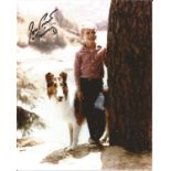 Jon Provost Lassie authentic signed genuine 10x8 colour photo. Good Condition. All signed pieces