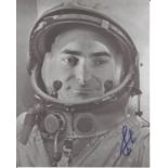 Cosmonaut Valery Bykovsky genuine authentic signed 10x8 b/w photo. Good Condition. All signed pieces