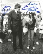 Caroline Munro genuine authentic signed autograph 10x8 black and white photo. Good Condition. All