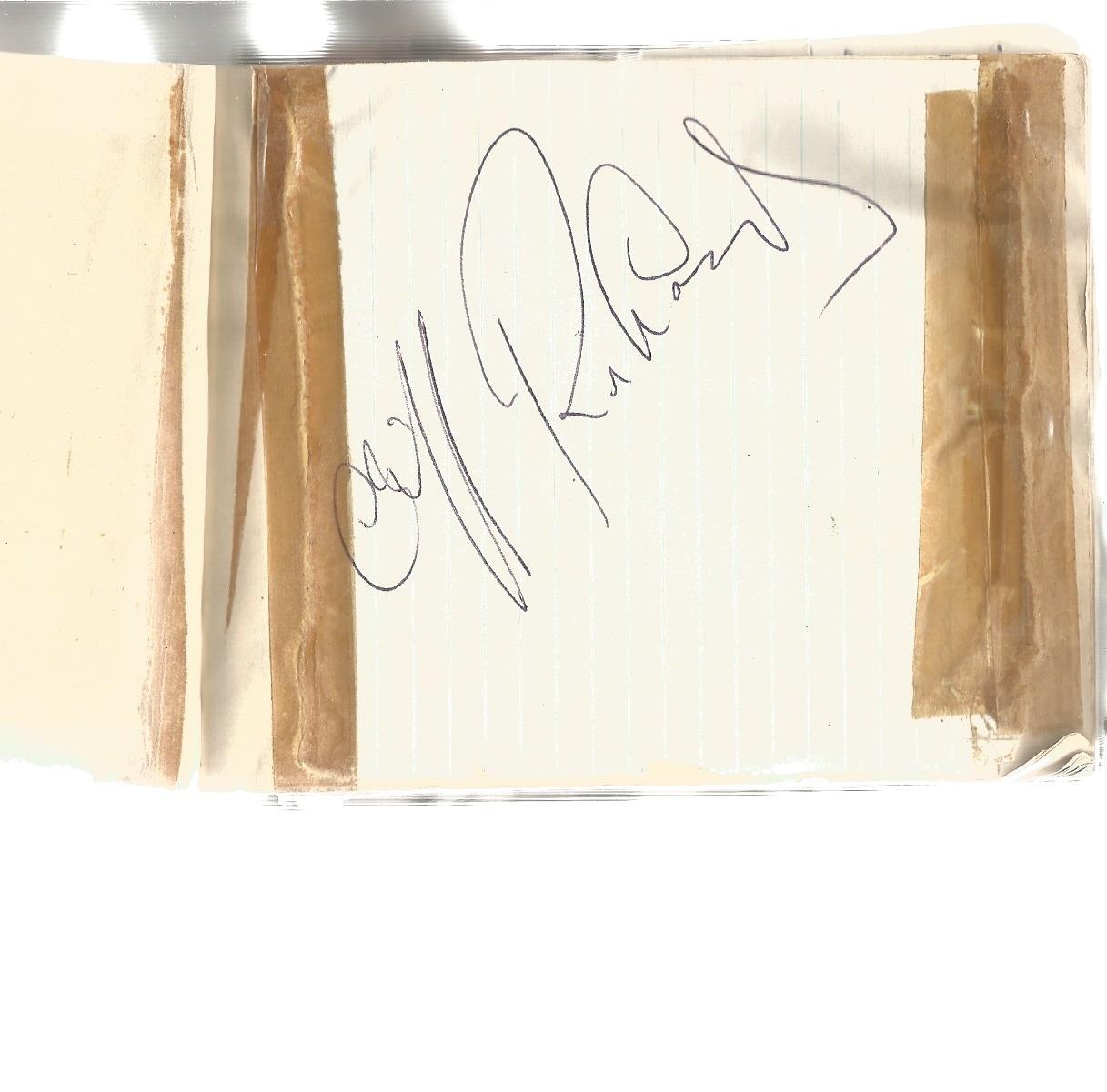 Small cricket autograph book. Many signatures including Collis King, Dereck Murray, Michael Findley,