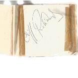 Small cricket autograph book. Many signatures including Collis King, Dereck Murray, Michael Findley,