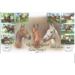 Richard Dunwoody signed Buckingham covers 2013 Race Horses official FDC. Good Condition. All