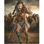 Manu Bennett Spartacus hand signed 10x8 photo. This beautiful hand signed photo depicts Manu Bennett