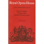 Royal Opera House programme Convent Gardens Celebrity Concerts 23rd June 1984 signed inside by